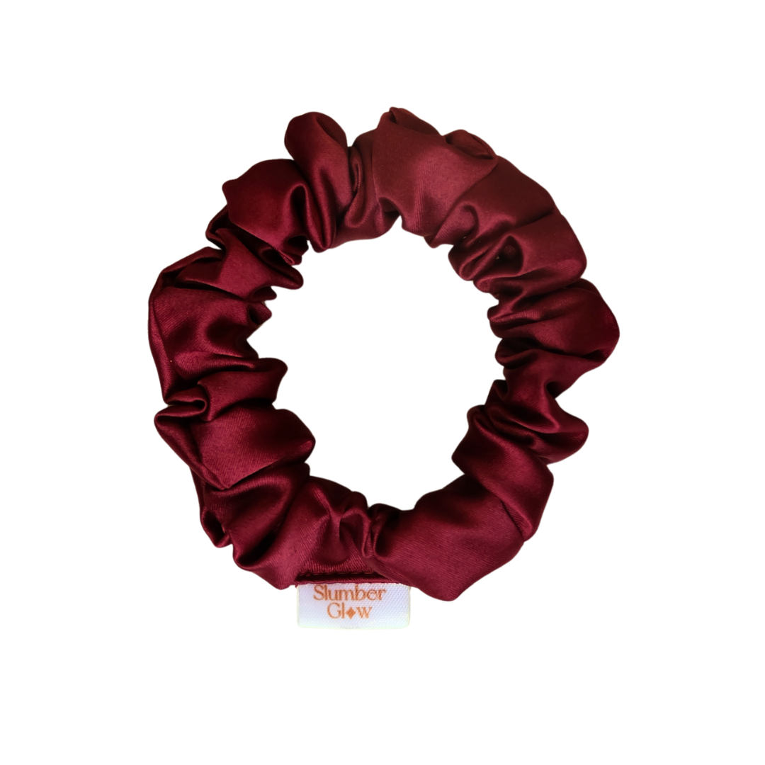 Petite Scrunchie in Wine
