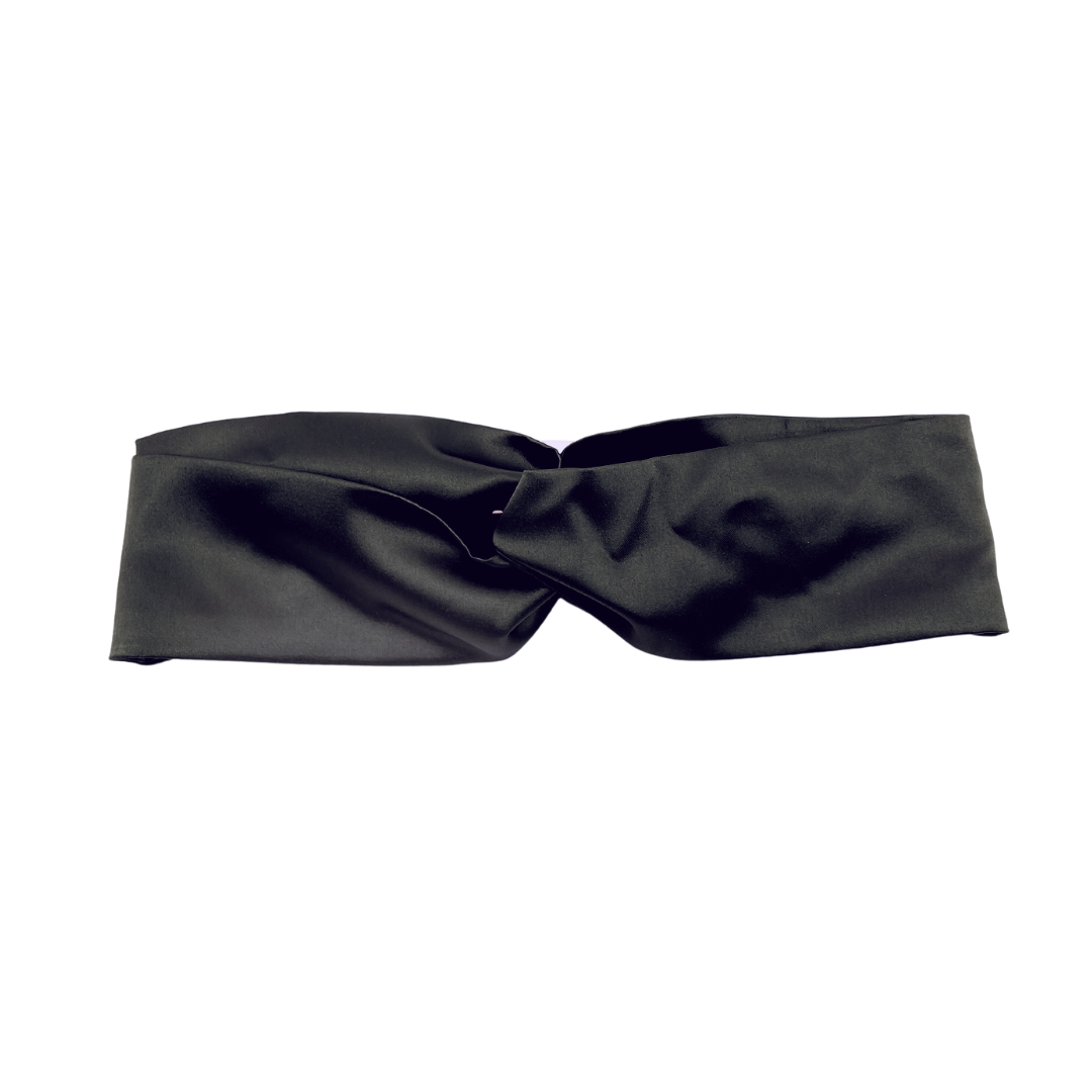 Knot Headband in Coal