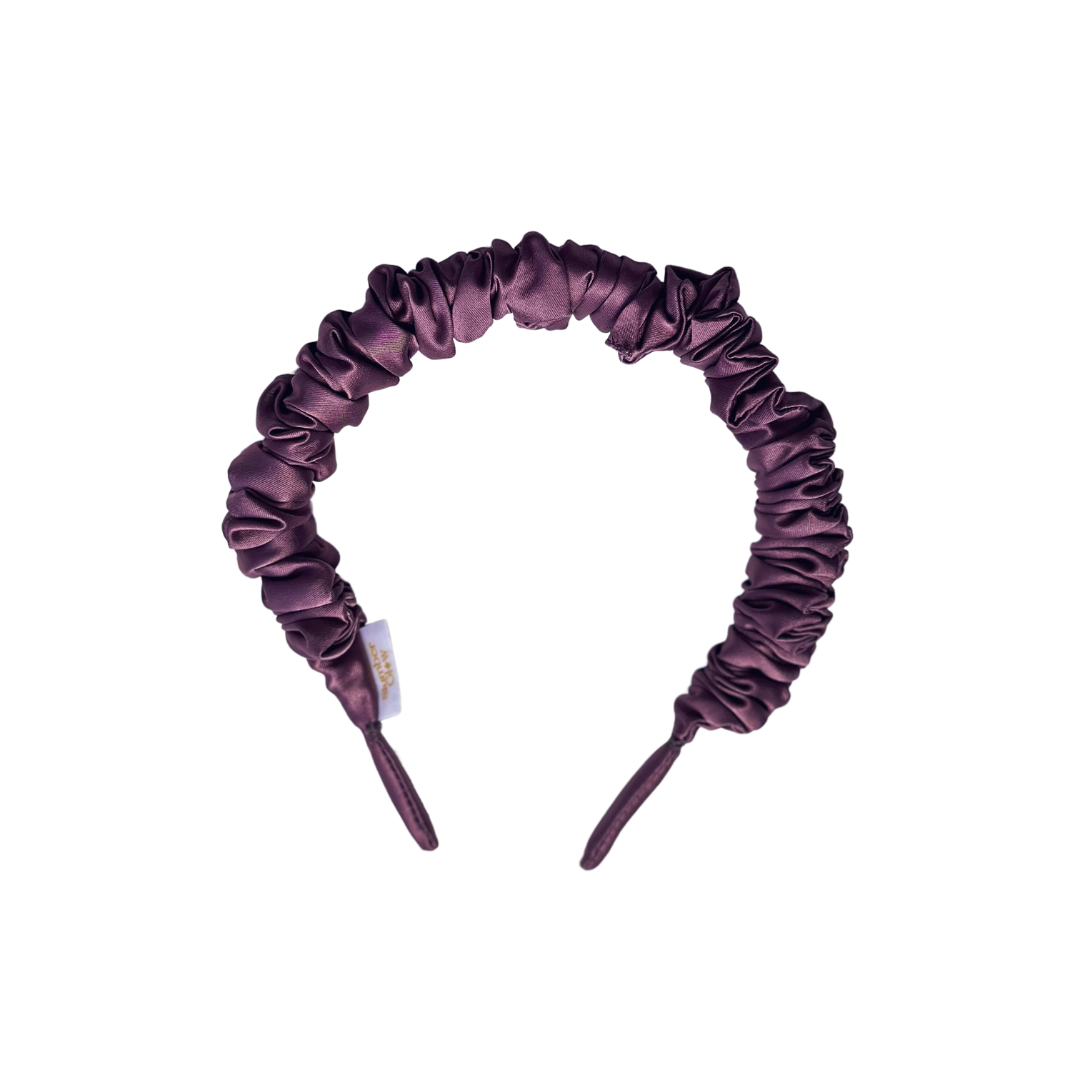 Petite Headpiece in Plum