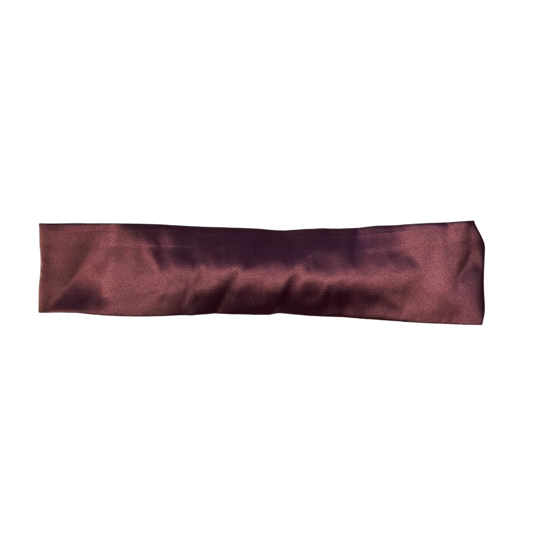 Strip Headband in Plum