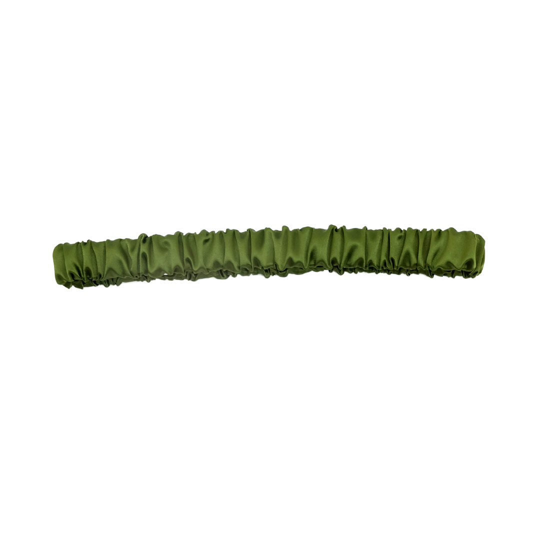 Skinny Headband in Moss Green