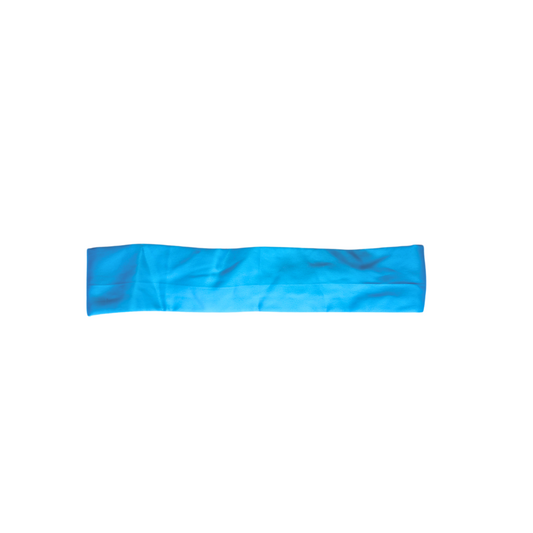 Strip Headband in Aqua