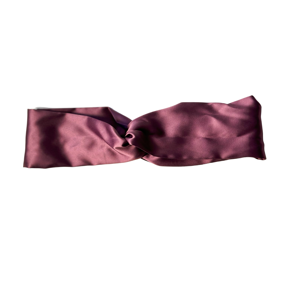 Knot Headband in Plum