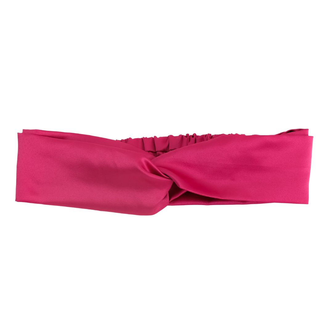 Knot Headband in Fuchsia