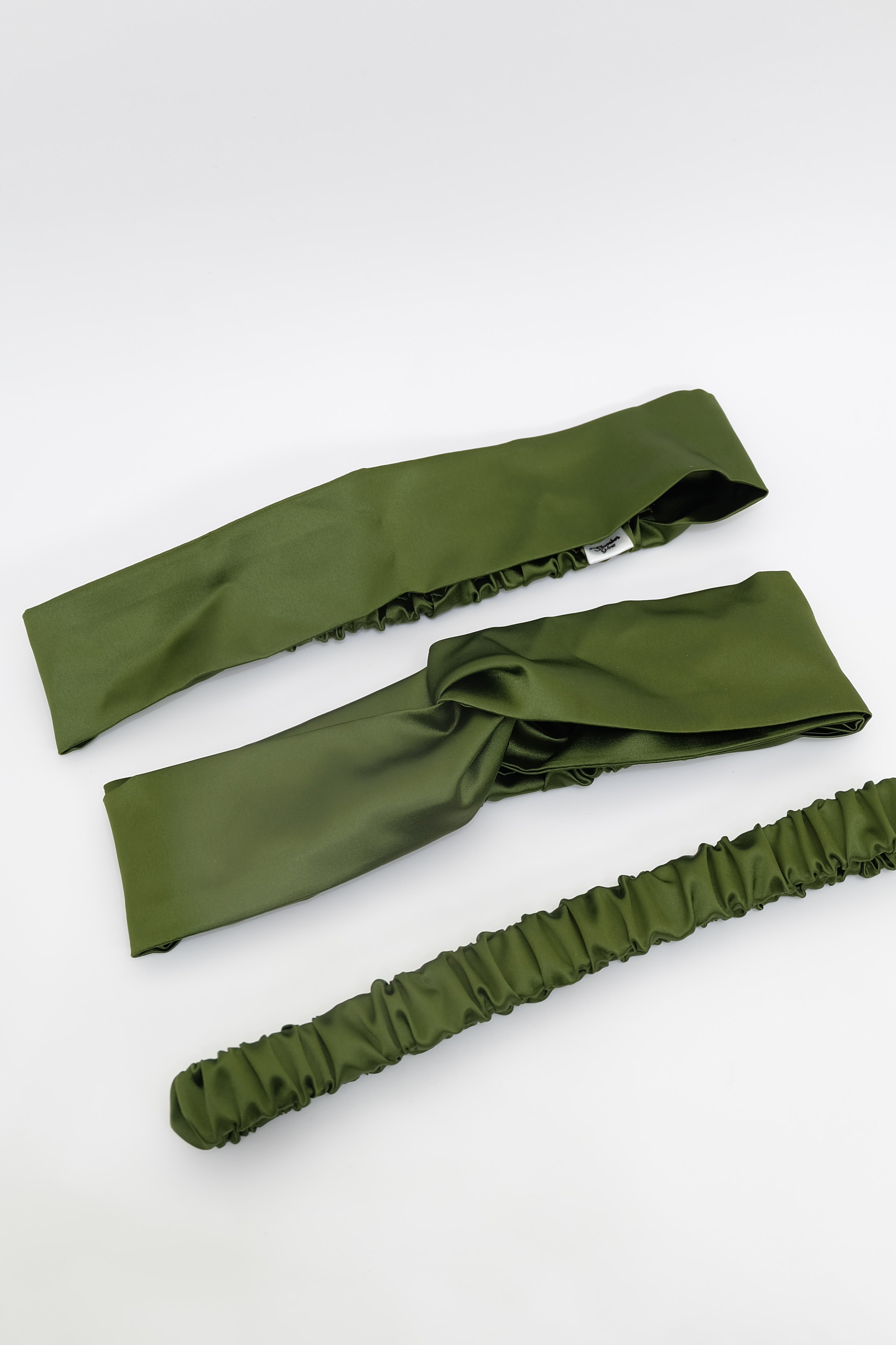 Skinny Headband in Moss Green