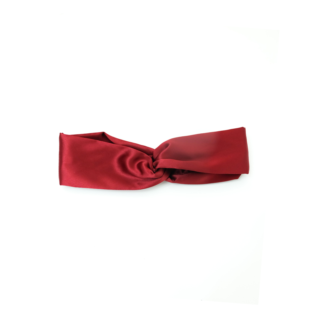 Knot Headband in Wine